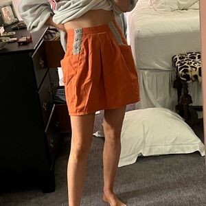 3.1 phillip lim orange mini skirt